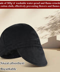 Reversible Welding Cap For Men And Women, Washable Fireproof Welders Hat With Flame Retardant Cotton, displayed on a surface.