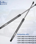Heavy Duty Front Hood Lift Supports Gas Springs For 2017 Through 2022 Ford F 250 F 350 F 450 F 550 Super Duty Replacement Hood Struts