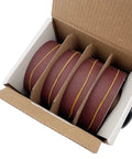 Emery Cloth Roll With Dispenser 6 Meters Long 4 Grits Assorted Sand Paper For Wood Metal Automotive Finishing Aluminum Oxide Abrasive Sheets 150 240 320 400 Grits Per Roll Beefed Up Sanding Set in open box showing four rolls.