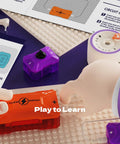 Child assembling Level 4 Electrical Circuit Blocks STEM Kit For Kids With Over 380 Projects Epic Educational Electronics Toy For Boys And Girls Perfect Christmas And Birthday Gift
