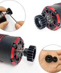 M1 Pinion Gear Set 5mm Hardened 14T 15T 16T 17T 18T 19T 20T 21T 22T For 1 8th And 1 7th RC Cars With Hex Key Installation