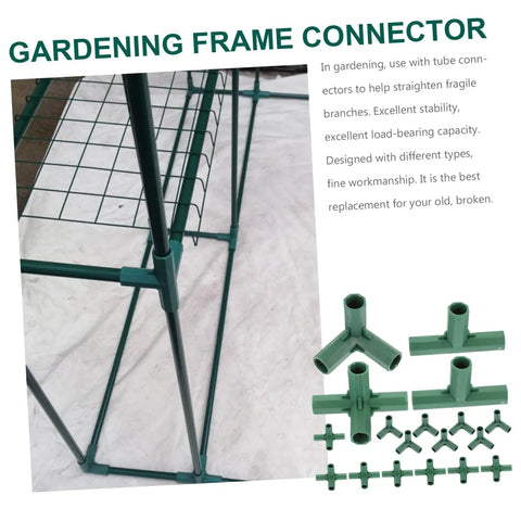 Must Have 20 Pack Plastic Greenhouse Frame Connectors For DIY Garden Raised Beds And Plant Stakes Joint Angles Easy To Assemble And Strong Plant Support Bracket System For Reliable Outdoor Greenhouse Framework