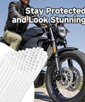 72Pcs Spoke Covers For 8 To 21 Inch Rims White Universal Wheel Wraps For Dirt Bikes Bicycles E Bikes And Wheelchairs