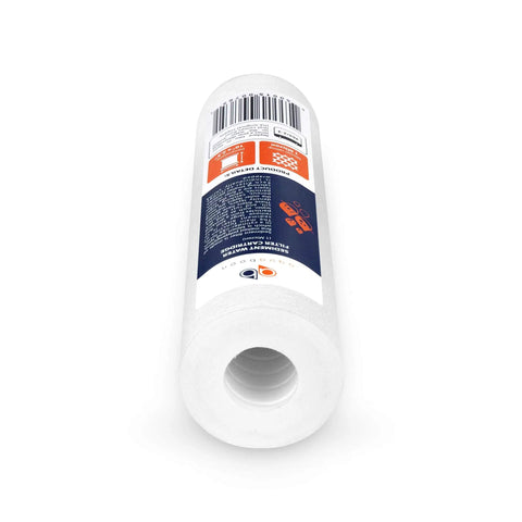 10 Inch By 2.5 Inch Sediment Filter Cartridge For Whole House And Reverse Osmosis Systems 1 Micron No Nonsense Pro Grade Filtration