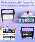 10 Inch Touch Screen Car Stereo for Toyota Camry 2012 2013 2014 Plug and Play Wireless CarPlay Android Auto GPS display