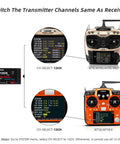 R12DS 2.4GHz RC Receiver 12 Channels SBUS PWM Long Range for Airplane Drone Jet Ultra Stable Control with AT9 AT10 Transmitters
