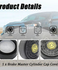 Replacement Brake Master Cylinder Fluid Reservoir Cap For Toyota Tacoma 2000-2004, Toyota Tundra 2000-2006, Lexus ES350 2007-2008 Easy Install