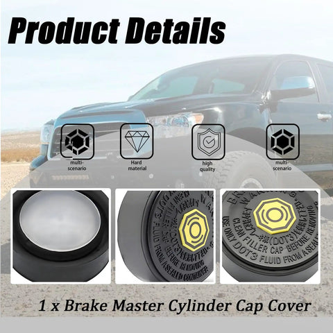 Replacement Brake Master Cylinder Fluid Reservoir Cap For Toyota Tacoma 2000-2004, Toyota Tundra 2000-2006, Lexus ES350 2007-2008 Easy Install
