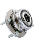 Front view of the Front Wheel Bearing Hub Assembly Set Of 2 For 2007-2014 Hyundai Santa Fe, 2007-2012 Hyundai Veracruz, 2011-2015 Kia Sorento