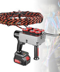 Professional Cordless Fish Tape Electric Wire Feeder And Threading Tool With Adjustable Speed For Electricians, cable feeder with battery.