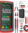 All In One True RMS Multimeter Tester With Color LCD Display 6000 Counts Auto Ranging Smart Pro Grade Rechargeable Meter