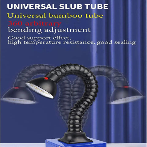 Heavy Duty Soldering Fume Extractor With Smoke Absorber, 360 Degree Adjustable Exhaust, flexible tube in motion