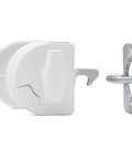 Two Way Sliding Door Safety Latch For Pool Safety Easy To Install Opens From Inside And Outside Childproof Lock Prevents Unwanted Outbound Door Access Pool Code Compliant In Many States Includes Disable Feature For Safe Nonuse seen with its components