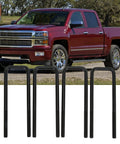 Heavy Duty Square U Bolts Kit For Rear Axle Leaf Springs 10 Inch Steel U Bolts With Nuts And Gaskets Replacement Suspension Repair For 1500 Trucks Built Tough For Quick Bolt On Install And Long Lasting Performance., black steel U-bolts for 1500 truck rear leaf springs