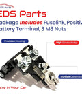 Fusible Fuselink Fuse And Positive Battery Terminal Kit For Infiniti And Nissan Vehicles Direct Fit with 3 M8 Nuts