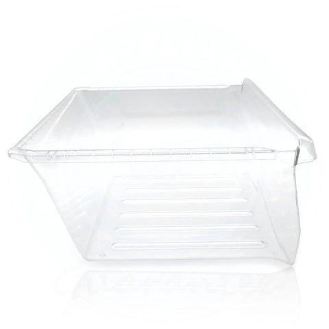 Upgraded Lifetime Replacement Meat Pan Crisper Bin For Frigidaire Refrigerator Fits DA97-08693B, clear durable tray