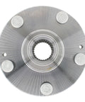 Front view of Front Wheel Bearing Hub Assembly For Hyundai Elantra 2011 To 2016 Elantra GT 2016 To 2017 Veloster 2012 To 2017 And Kia Forte 2014.
