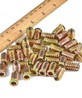 One Quarter Inch Twenty Threaded Wood Inserts Kit For Furniture Repair 80 Piece Bundle Includes Drill Bit And Hex Wrench displayed