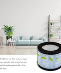 Replacement Air Filter 2 Pack For MK01 MK06 And Compatible Purifiers in a stylish living room setting