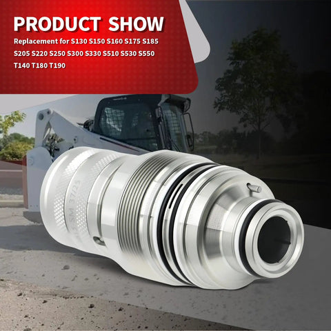 Female Hydraulic Quick Connect Coupler Replacement For SVL75 SVL75-2 S130 S150 S160 S175 S185 S205 S220 S250 S300