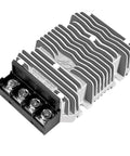 Heavy Duty DC DC Step Down Voltage Regulator For E Bike Boat And EV Systems with aluminum heatsink and terminal blocks.