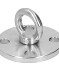 304 Stainless Steel Ceiling Mount Hook For Hammocks And Swings, Beefy 500Kg Load Capacity, Anti Rust Hanging Hardware For Aerial Yoga, Yoga Hammock And Outdoor Swing Mount DG-08, round base with 4 holes