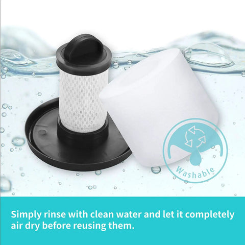Must Have Replacement Filter And Brush Roll Kit For Lift Away DuoClean Vacuum Cleaner LZ600 Series washable filters