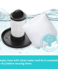 Shark Replacement Parts Kit For LZ600 LZ601 LZ602 LZ602C Apex UpLight DuoClean Vacuum Cleaner HEPA and foam filters displayed.