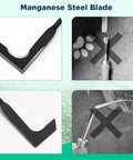 29 Inch Long Manual Crack Weeder For Sidewalk Crevices And Paver Edges Metal Handle Weed Puller with Manganese Steel Blade