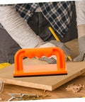 Heavy Duty Woodworking Safety Push Block For Table Saw And Router Tables Badass Shop Gear Bright Color Workhorse with tight grip on wood.