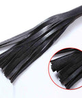 No Sweat Heavy Duty Red Rubber Fire Mop Broom With Long Poplar Wood Handle Built Tough For Heat Resistant Emergency Flame Knockout And Easy Grip Fire Fighting Essentials - close-up of black rubber strips for fire mop