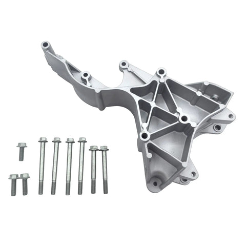 Heavy Duty Alternator And Power Steering Pump Mounting Bracket With Complete Bolt Kit Drops Right In For Cadillac Escalade Chevy Silverado Gmc Sierra Yukon 2002 2014 Replacement with steel bolts.