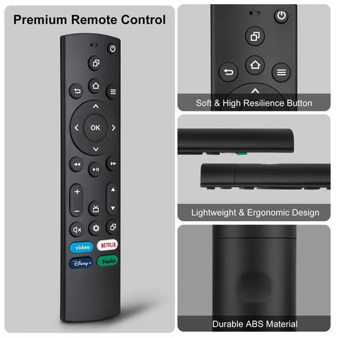 Universal Replacement Remote For All Insignia Toshiba Pioneer Fire Smart TVs With No Setup Required Plug And Play Infrared Controller