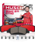 D914 Front Ceramic Brake Pads Kit 4 Piece Street Ready Braking Power For Acura with packaging and brake pads.