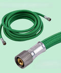 Zero Hassle Textile Braided Airbrush Hose Three Meter Long Kink Free Flexible Pneumatic Airline Tubing with one eighth inch fittings