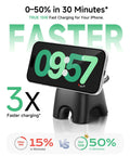 Magnetic Wireless Charging Station With 15W Dope Fast Charging For IPhone 12 Through 17 Pro Max on stand