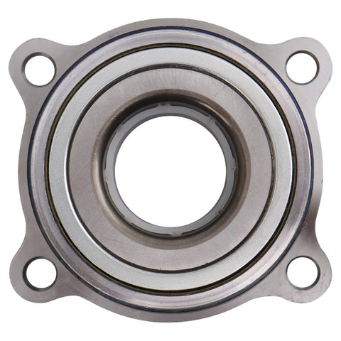 Front view of Wheel Hub Bearing Module Rear For Nissan Frontier Xterra And Equator 2005 To 2019 Fits 2005 To 2011 Frontier 2.5L