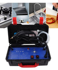 Heavy Duty Home Steam Cleaner With Stainless Steel And ABS Build 120C High Temp 3.5Bar Steam in 20 Seconds, 1700W with toolbox