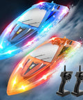 Kid Friendly RC Boat For Pool And Lakes Totally Fun Waterproof Remote Control Boat Two Point Four GHz Wireless Dual Batteries