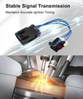 VVT To Non-VVT Camshaft Sensor Adapter For GM Gen 4 LS Engines High-Temp Signal Harness Plug Vibration-Resistant Connector Keeps Accurate Readings Under Heat And Rough Driving. black adapter harness