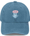 Lightweight Womens Athletic Cap In Cyan Blue Designed For Everyday Wear With Adjustable Buckle Fit Durable Construction, cartoon