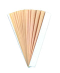 Quat Sanitizer Test Strips Kit With 30 Strips 0 To 400 PPM Range, showcasing litmus papers fanned out for visual clarity