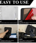 Screwless Transducer Mounting Plate For Boats, No Hull Drilling, Freely Mount On Your Boat, 4.5 By 3.5 Inch Standard Size, Black, Perfect For Small To Medium Sonar Transducers, Easy Clamp On. adhesive boat transducer plate installation steps
