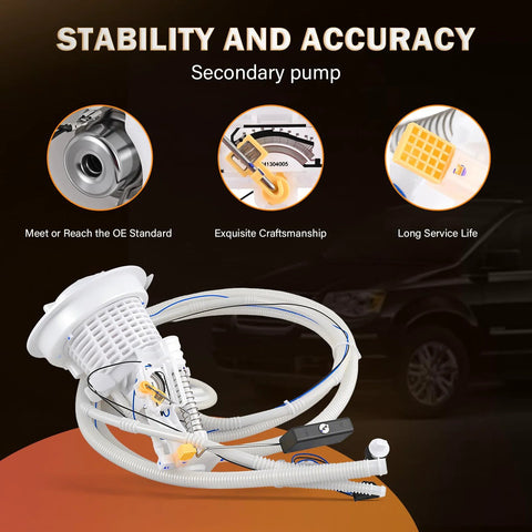 Electric Fuel Pump Module Assembly For 05-15 Chrysler 300, 08-15 Dodge Challenger, showing assembly details and features