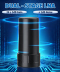 Four System GNSS Helix Antenna For GPS BeiDou GLONASS Galileo With 28dB High Gain SMA Connector IP65 Waterproof Automotive