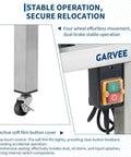 High Speed Electric Powder Sifter Machine With 40 Mesh And 100 Mesh Stainless Screens control panel and wheel detail