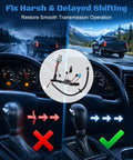 Hot Shot 5 Speed Transmission Wiring Harness For Chevy Duramax Diesel GMC 2004 2005 showing interior gear shift with wiring connections.