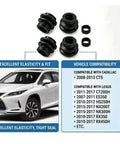 Front Disc Brake Caliper Pin And Rubber Bushing Kit 4 Piece Set With Slide Pins Boots And Seals For Rebuilds Pro Grade chart