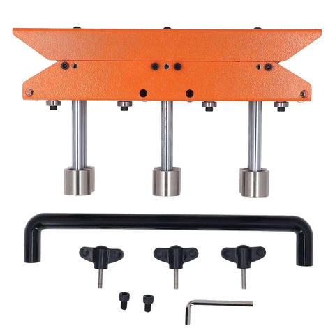 Heavy Duty Multi Station Roller Bender For 0 To 90 Degree Bends On Sheet Metal 0.3 To 1.0 Millimeters Adjustable 0.5 To 5 Inches Bend Heights with accessories