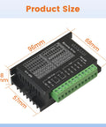 TB6600 Stepper Driver 3 Pack With 9-42V Power, 4A Max Current, dimensions 96mm x 68mm x 28mm